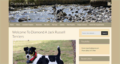 Desktop Screenshot of diamondajackrussell.com