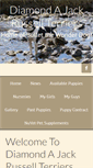 Mobile Screenshot of diamondajackrussell.com